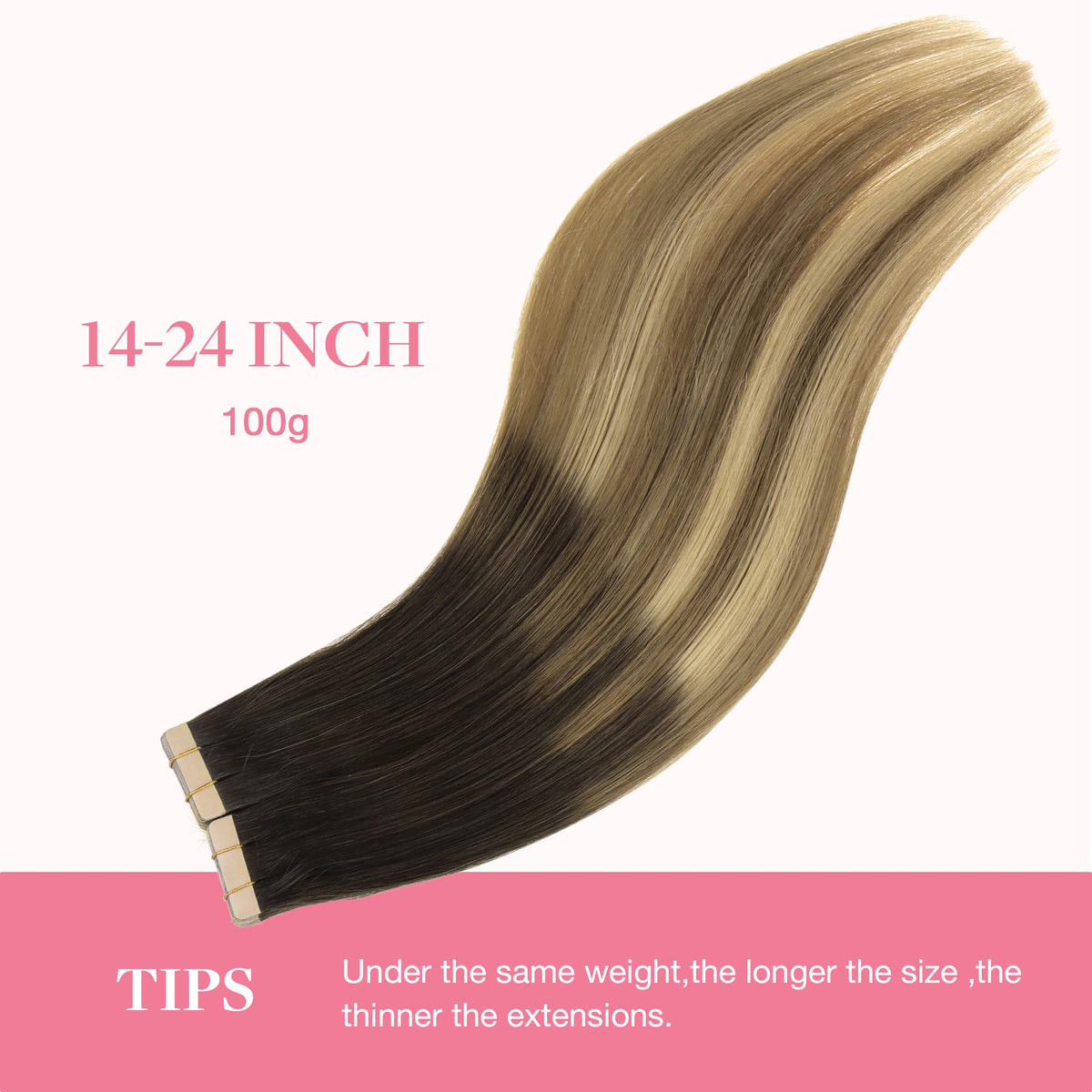 GOO GOO Tape in Hair Extensions styling options