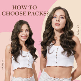 GOO GOO Tape in Hair Extensions texture and thickness comparison
