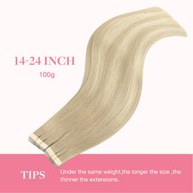GOO GOO Tape in Hair Extensions with styling tools