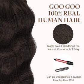 GOO GOO Tape in Hair Extensions with styling tools