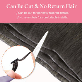 GOO GOO Weft Hair Extensions 18 Inch colour match