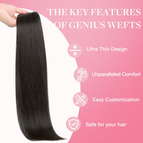 GOO GOO Weft Hair Extensions 260g back view