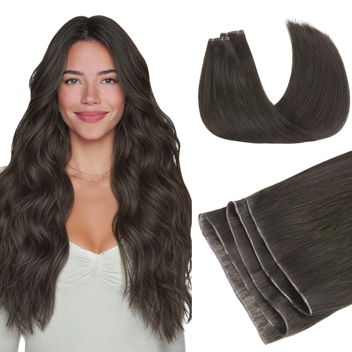 GOO GOO Weft Hair Extensions 260g front view