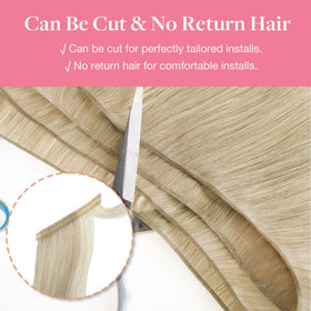 GOO GOO Weft Hair Extensions care instructions
