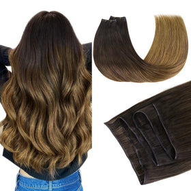 GOO GOO Weft Hair Extensions front view, 260g