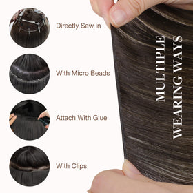 GOO GOO Weft Hair Extensions side view