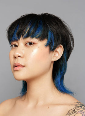 Good Dye Young Blue Ruin hair dye tube with packaging