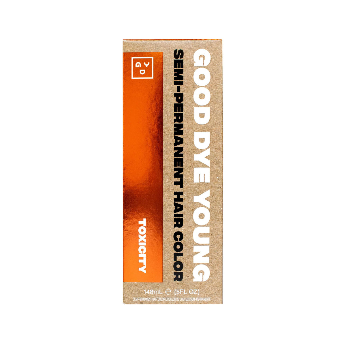 Good Dye Young Copper Orange Semi Permanent Hair Dye front view