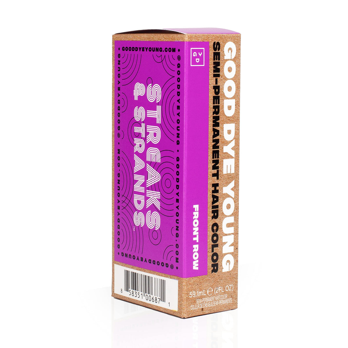 Good Dye Young Electric Purple hair dye packaging details