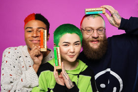 Good Dye Young Kowabunga hair dye tool kit and gloves