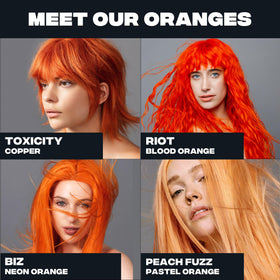 Good Dye Young Peach Fuzz Hair Dye texture close-up