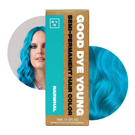Good Dye Young Semi-Permanent Hair Color Blue Teal 5FL OZ front view