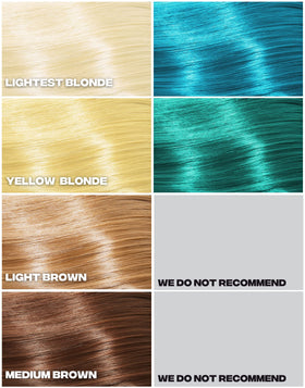 Good Dye Young Semi-Permanent Hair Color Blue Teal application process