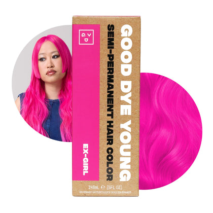 Good Dye Young Semi-Permanent Hair Color Pink 5 FL OZ front view