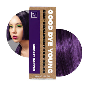 Good Dye Young Semi-Permanent Hair Colour Deep Eggplant Purple 5 FL OZ front view