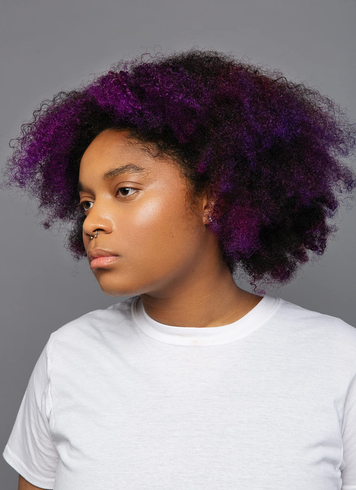 Good Dye Young Streaks and Strands Purple Hair Color application process