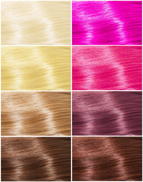 Good Dye Young Streaks & Strands Pink Hair Dye application process