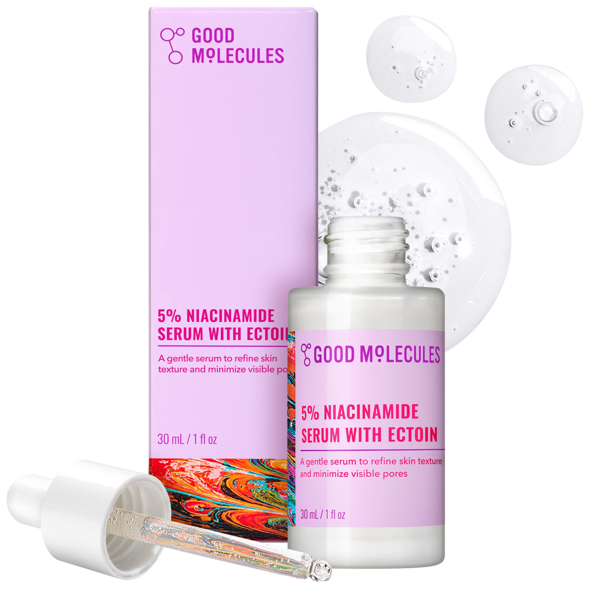 Good Molecules 5% Niacinamide Serum with Ectoin front view