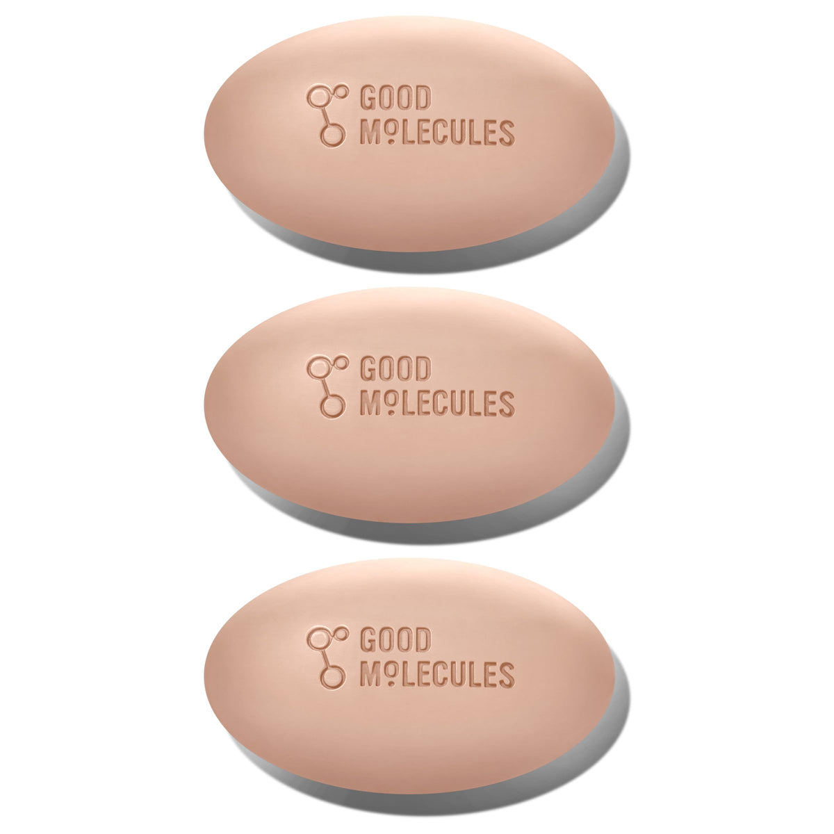 Good Molecules Clarify and Cleanse Bar pack of 3 front view