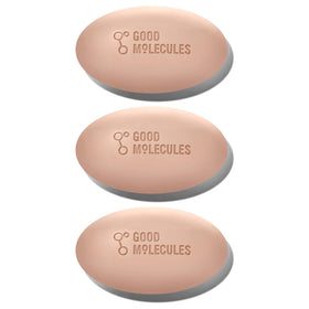 Good Molecules Clarify and Cleanse Bar pack of 3 front view