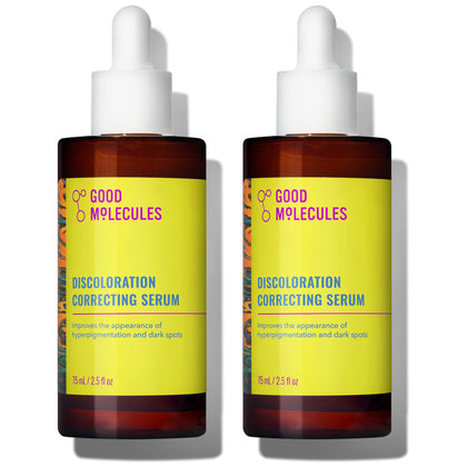 Good Molecules Discoloration Correcting Serum pack of 2, front view