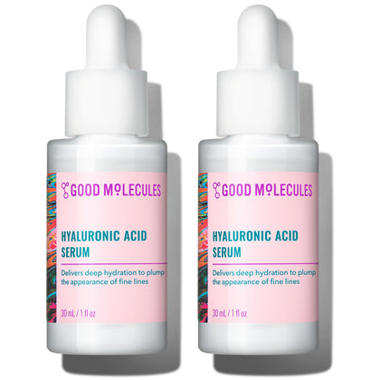 Good Molecules Hyaluronic Acid Serum front view, 1 fl oz bottle