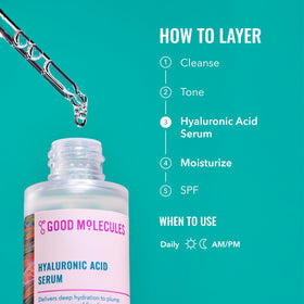 Good Molecules Hyaluronic Acid Serum lifestyle scene