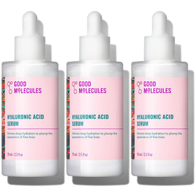 Good Molecules Hyaluronic Acid Serum pack of 3 units, 2.5 fl oz each