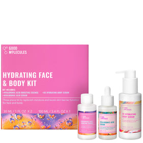 Good Molecules Hydrating Set with three products in gift box
