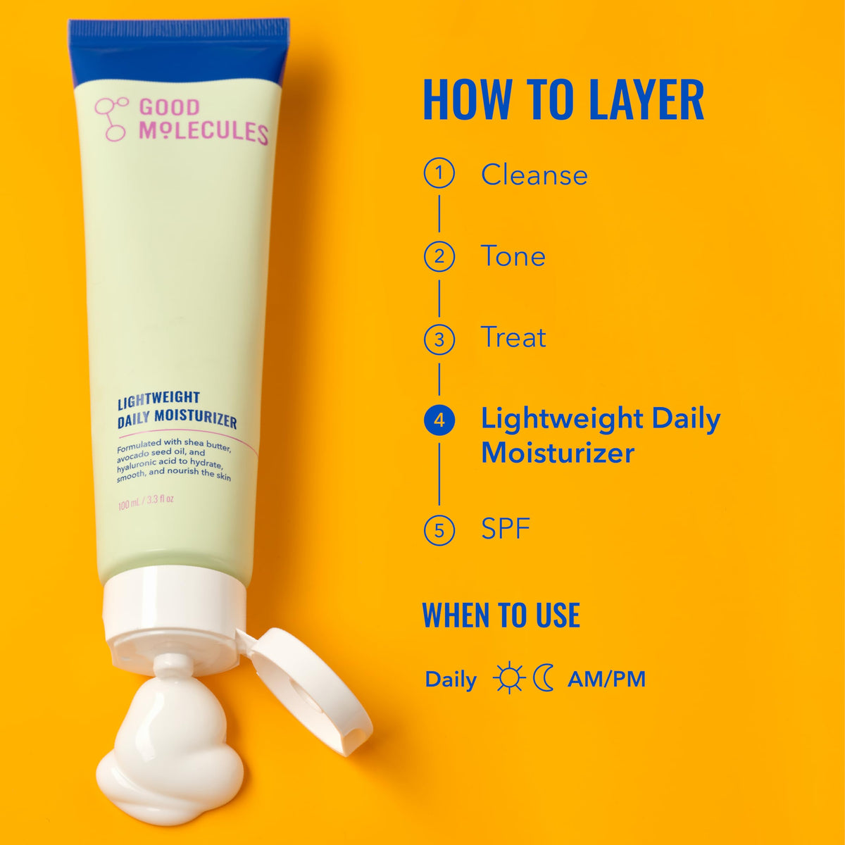 Good Molecules Lightweight Daily Moisturizer packaging
