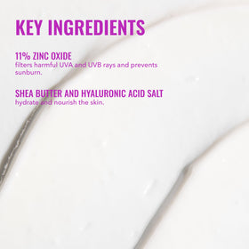 Good Molecules Moisturizing Rich Face Sunscreen application on skin