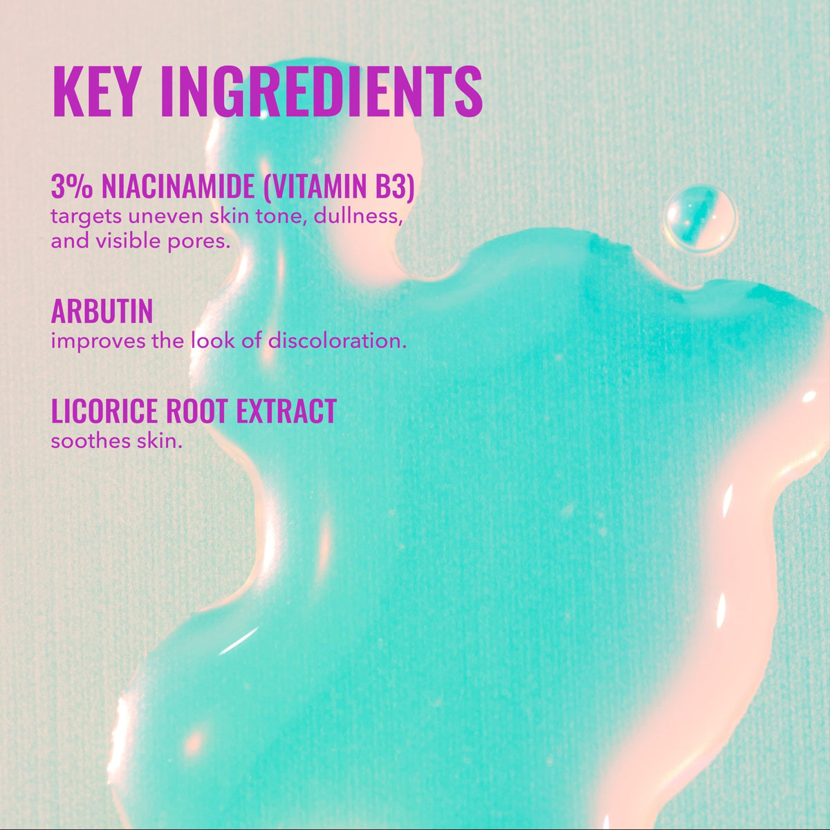Good Molecules Niacinamide Brightening Toner with ingredients displayed