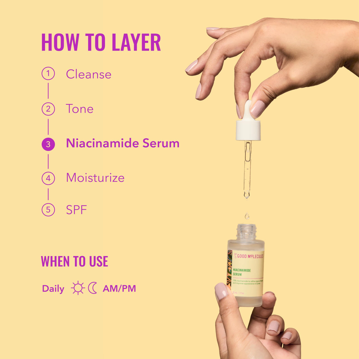 Good Molecules Niacinamide Serum ingredients list