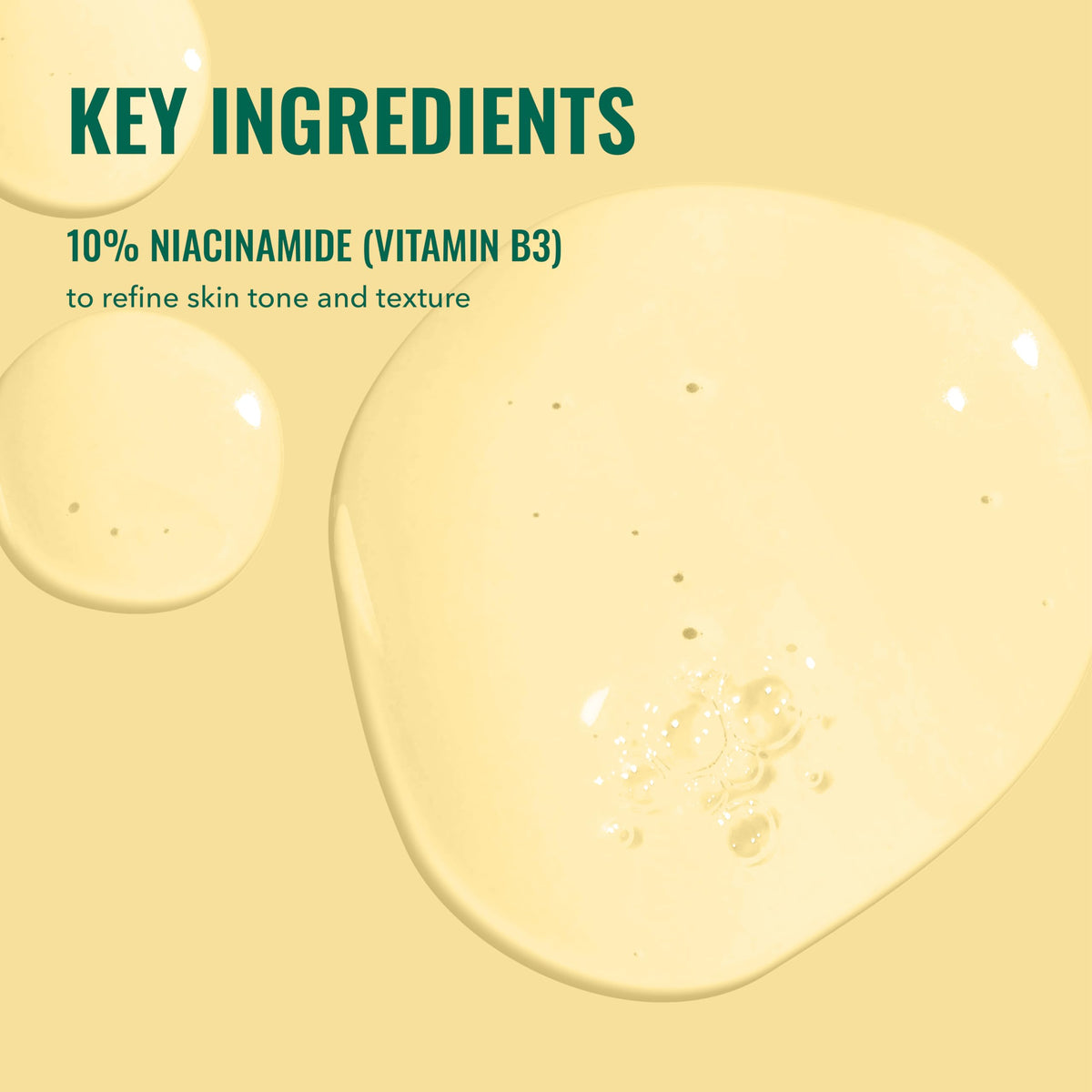 Good Molecules Niacinamide Serum texture on skin