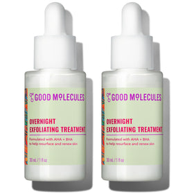 Good Molecules Overnight Exfoliating pack of 2 front view