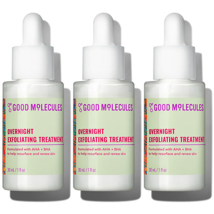 Good Molecules Overnight Exfoliating pack of 3 units front view