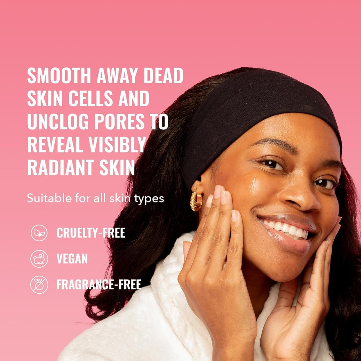 Good Molecules Overnight Exfoliating packaging side view