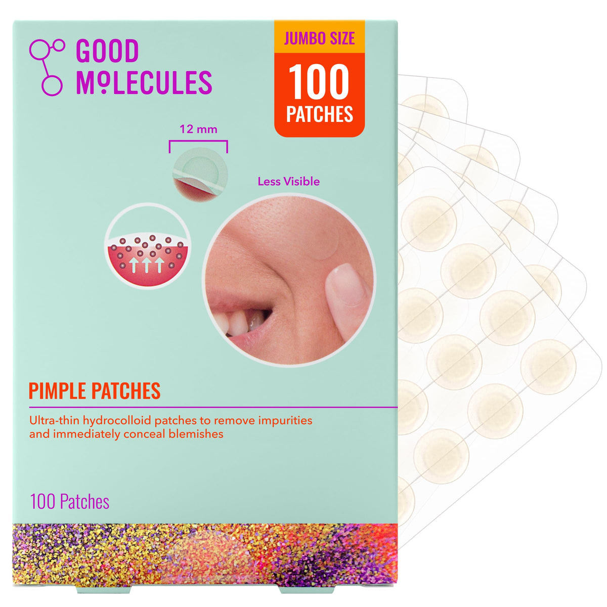 Good Molecules Pimple Patches 100 Pack front view