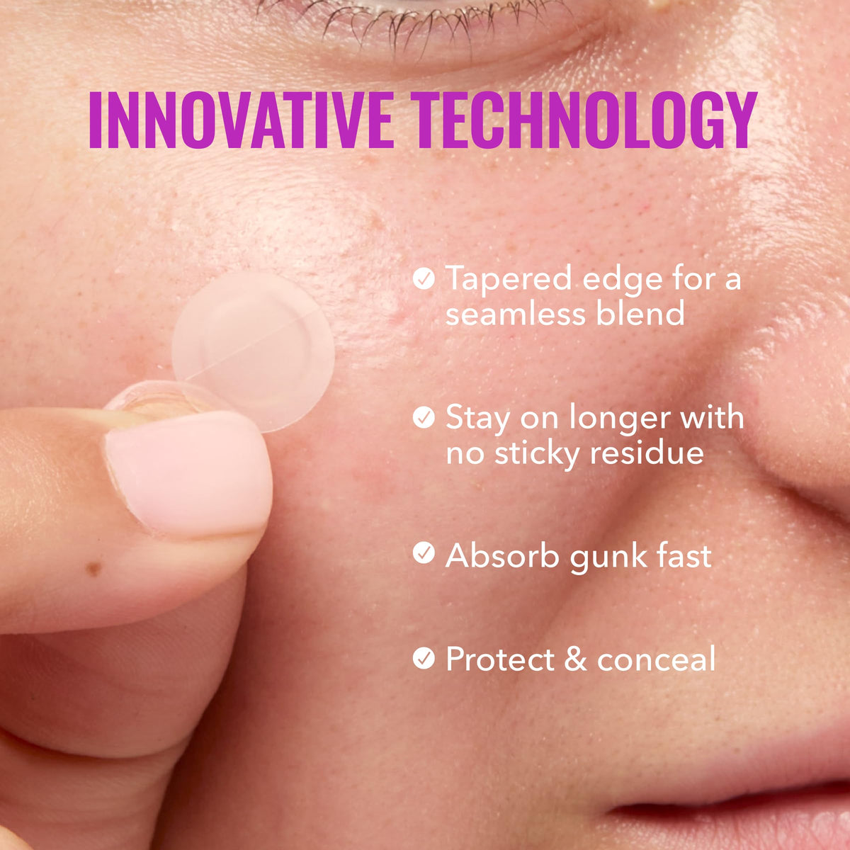 Good Molecules Pimple Patches back view with instructions