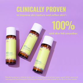 Good Molecules Pineapple Exfoliating Powder in use on skin