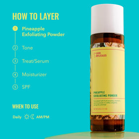 Good Molecules Pineapple Exfoliating Powder lifestyle scene