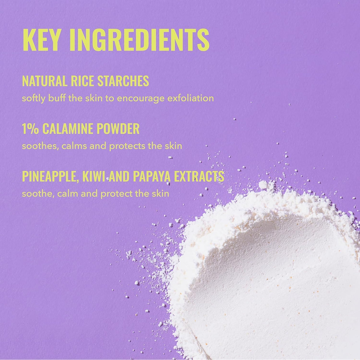 Good Molecules Pineapple Exfoliating Powder texture close-up