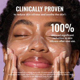 Good Molecules Soothing Azelaic Acid Cleanser 120ml texture on hand