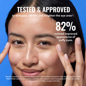 Good Molecules Yerba Mate Eye Gel application on skin