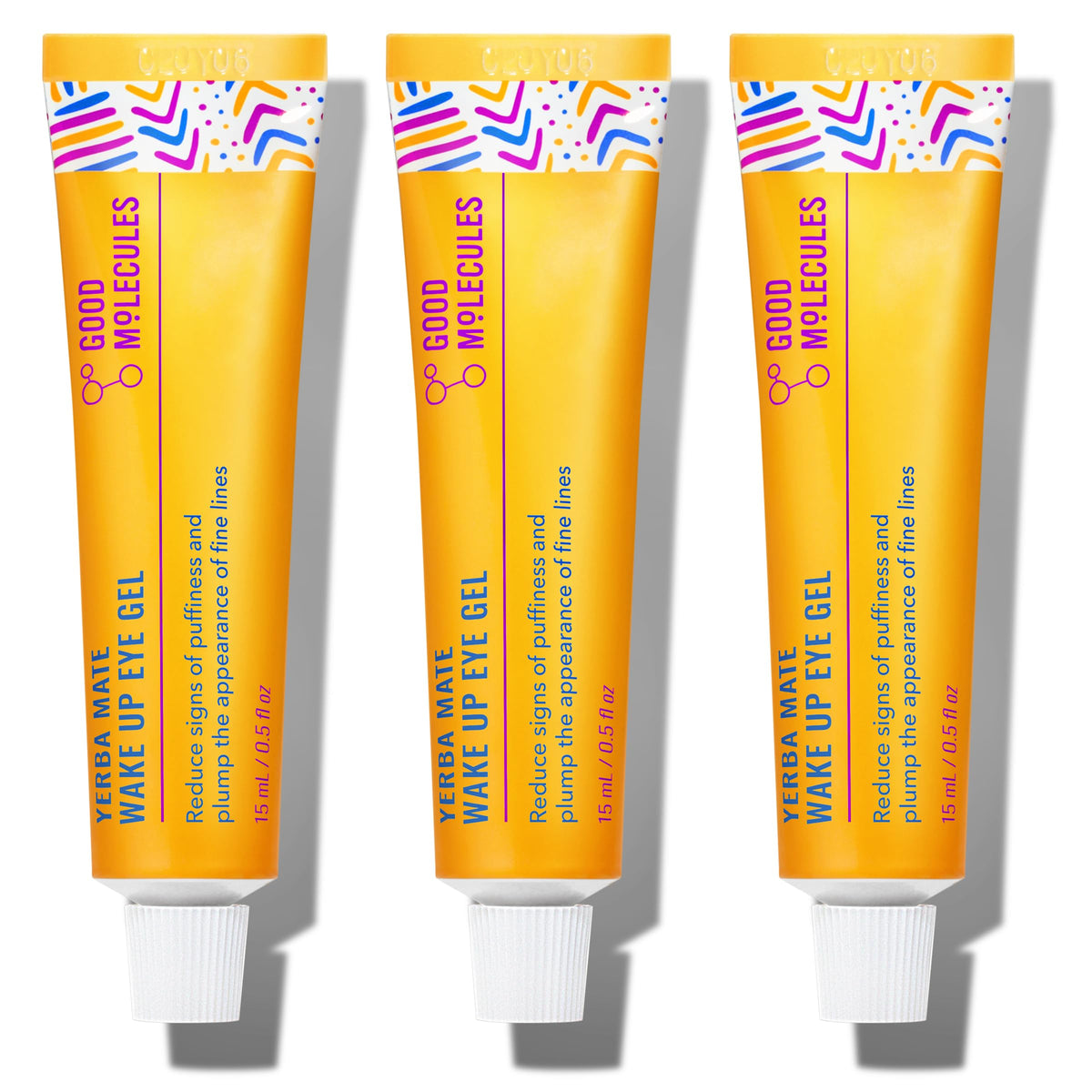 Good Molecules Yerba Mate Wake Up Eye Gel Pack front view
