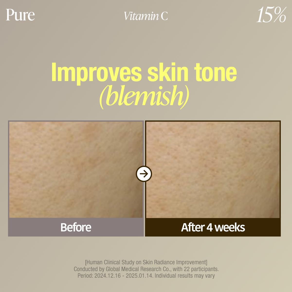 GOODAL Green Tangerine Vita C 15 Ampoule application on skin