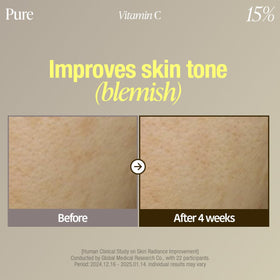 GOODAL Green Tangerine Vita C 15 Ampoule application on skin