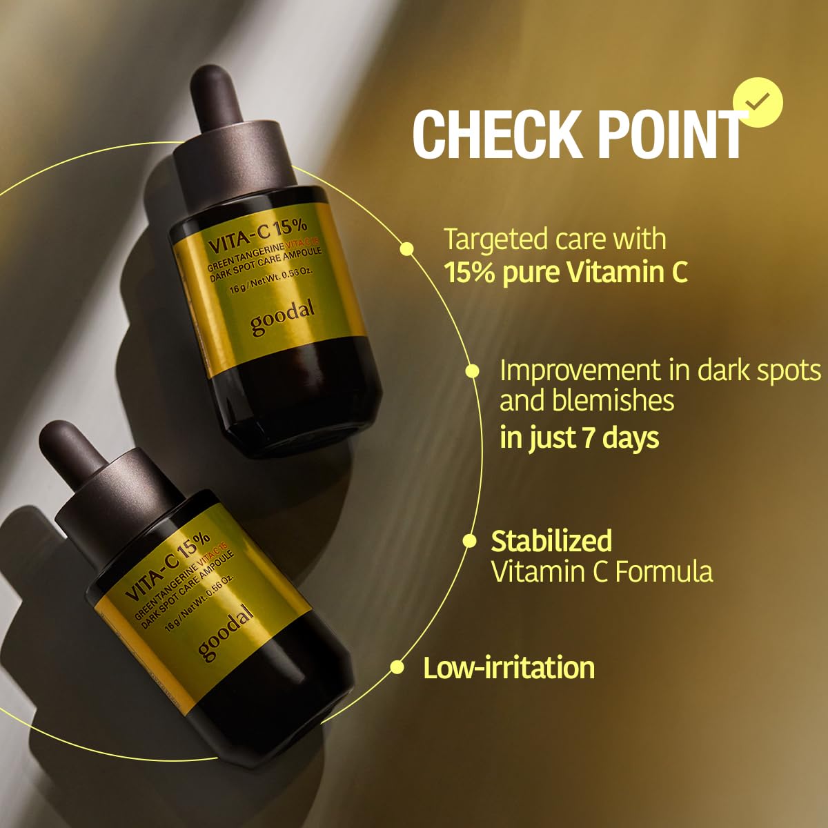 GOODAL Green Tangerine Vita C 15 Ampoule ingredients list