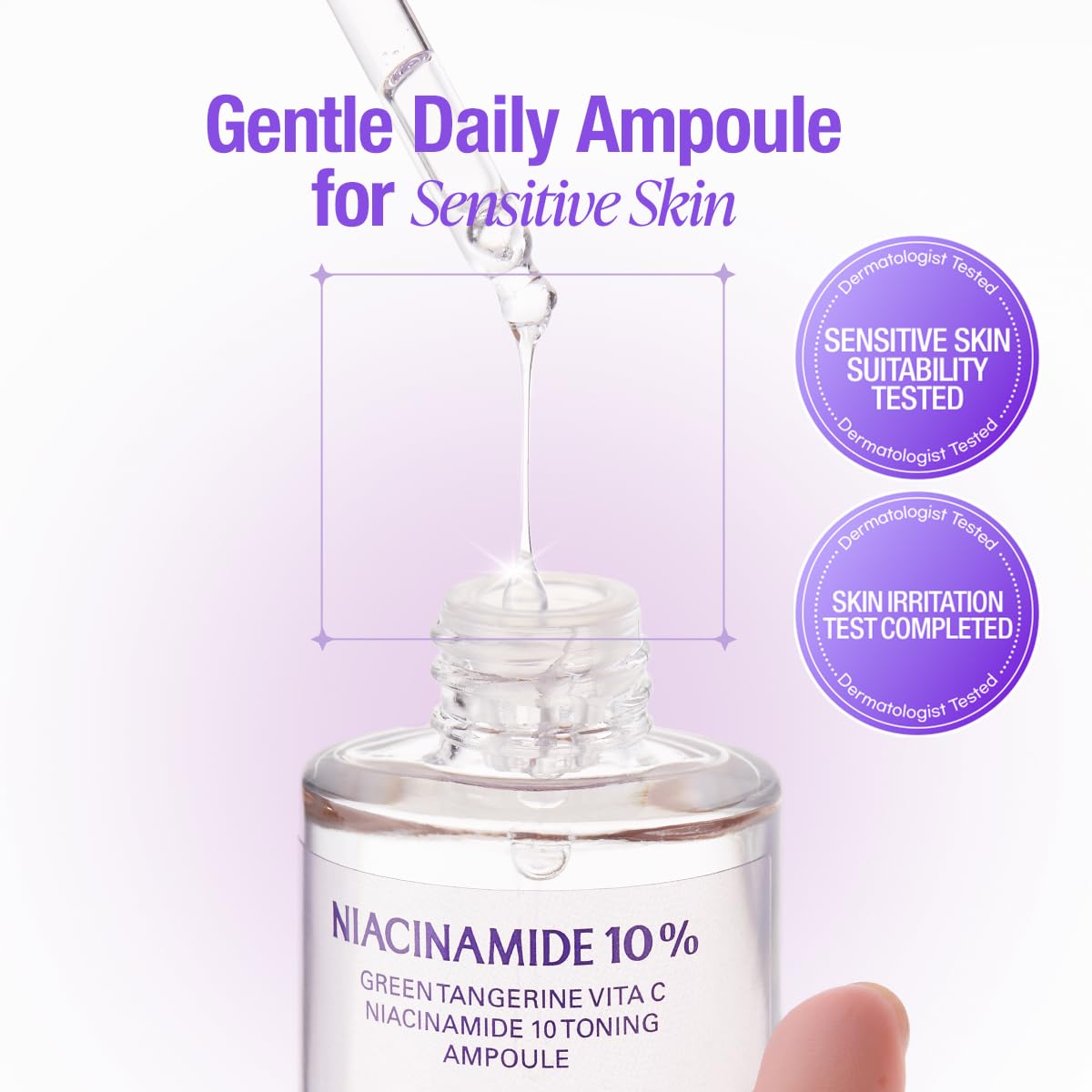 GOODAL Green Tangerine Vita C Niacinamide 10 Toning Ampoule with other skincare products