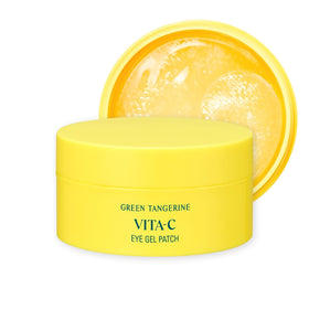 GOODAL Green Tangerine Vitamin C Eye Patches front view with packaging
